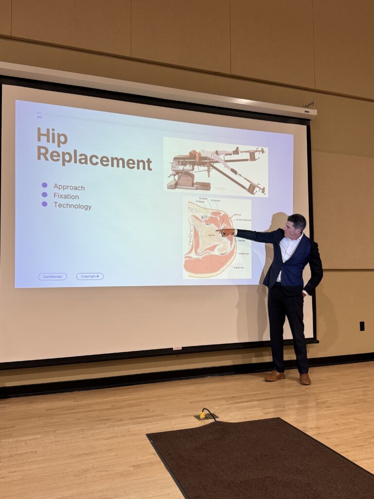 Dr. Taylor Dennison Discusses Total Joint Replacement with Fairfield Glade Residents